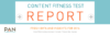 PAN Communications' 2014 Content Fitness Report